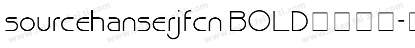 sourcehanserjfcn BOLD字体下载字体转换